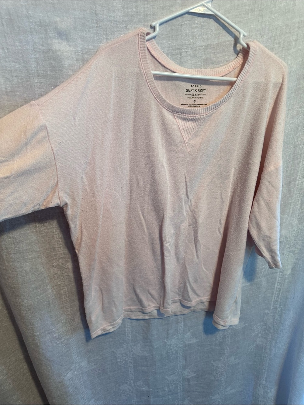 torrid Pale Pink Super Soft Crewneck Sleepshirt
